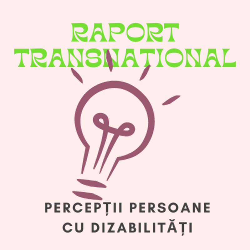 Raport transnațional - Percepțiile și experiențele persoanelor cu dizabilități, în ceea ce privește societatea civilă si ocuparea